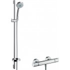 GROHE Hansgrohe Ecostat Combi Croma 100 Στήλη Ντουζ με Μπαταρία 95.8cm